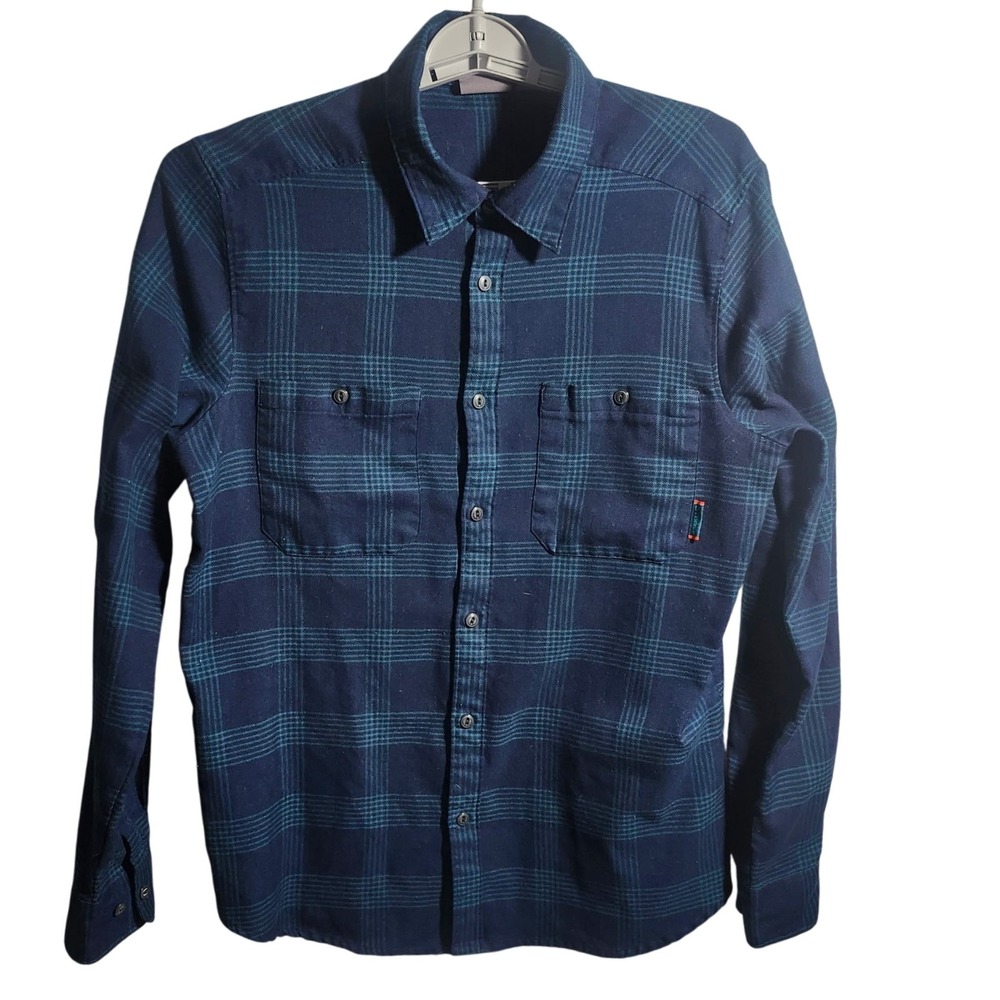 Merrell Mens‎ L Plaid Flannel Shirt Long Sleeve Opti-Wick UPF 50+ Casual